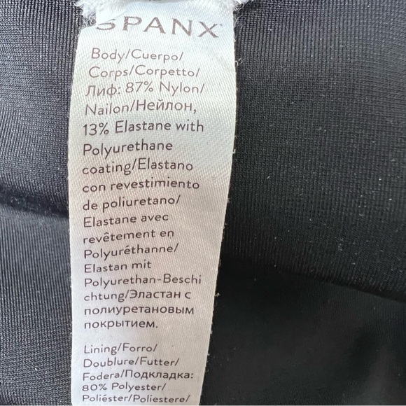 Spanx Faux Leather Leggings- Black Camo Size Small - Picture 8 of 13